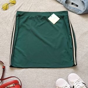 Missguided Green Mini Skirt